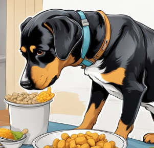 dog food causing diarrhea symptoms dog eating food