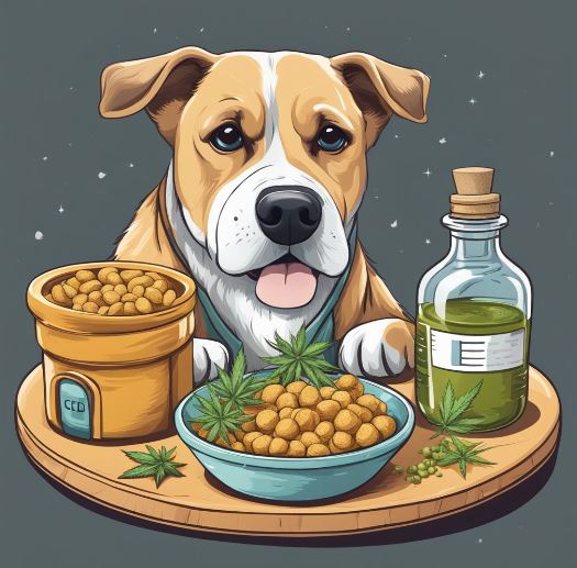 CBD OIl for Dogs with Digestive Distress from Food Reactions